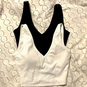 BUFFBUNNY MATERIAL GIRL RIBBED CROP SIZE S